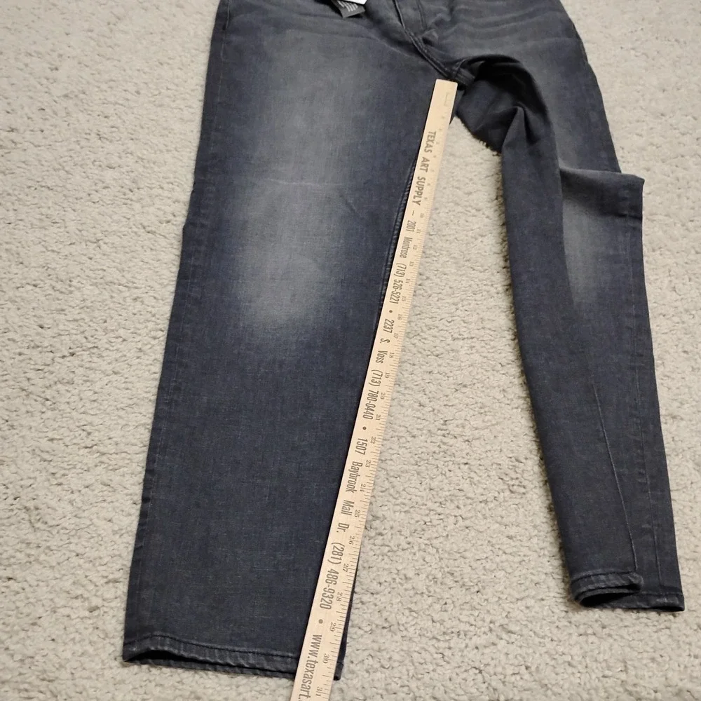 Banana Republic Jeans Mens 36x32 Black Denim Athletic Tapered Rapid Movement